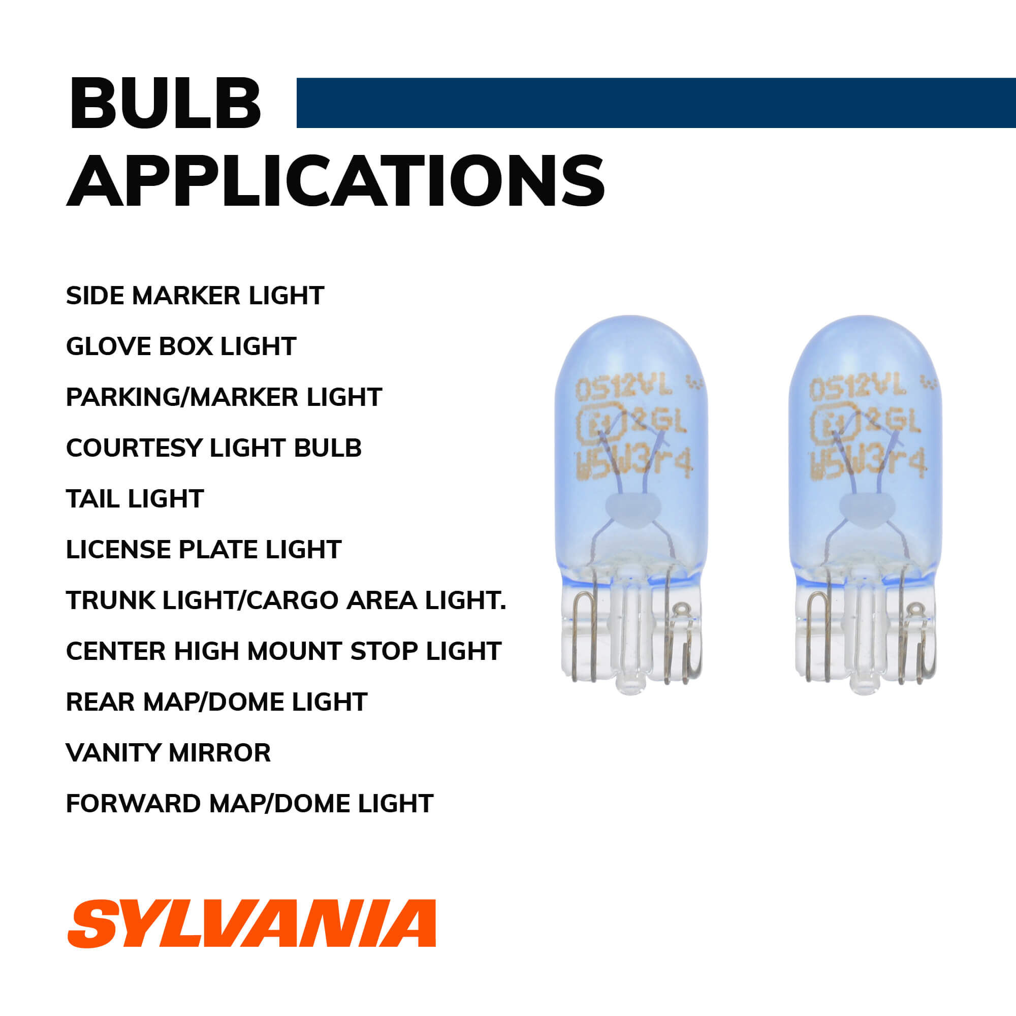 SYLVANIA 2825 SilverStar Mini Bulb 2 Pack